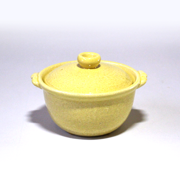 黄釉 鍋焼鍋